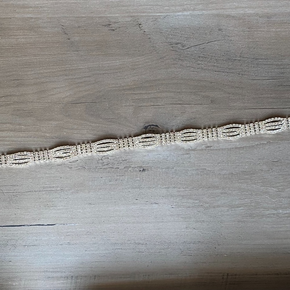 Marionat bridal belt rhinestone ivory 1098